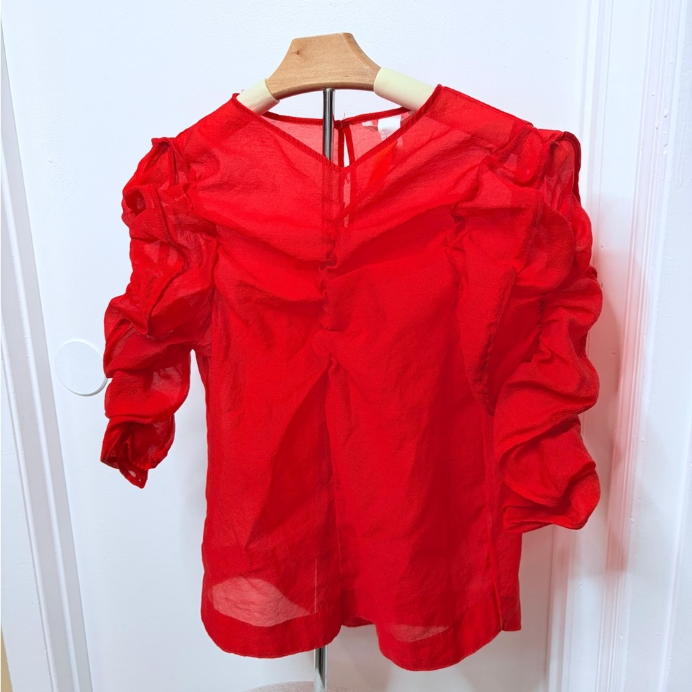 Elegant Red Women's Top